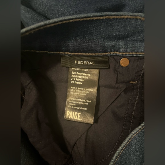 Transcend Federal Straight Slim Denim by Paige - Picture 6 of 6